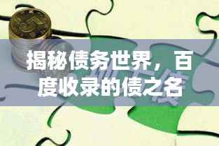 揭秘债务世界，百度收录的债之名词解释